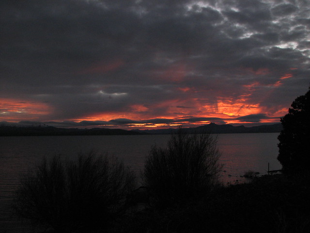 Early Morning Sunrise in Bariloche, Argentina