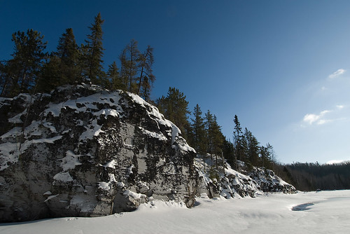 winter snow ontario canada gorge spruce hoar pineriver neebing froast