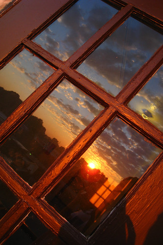 reflection window nature sunrise 2008 project365
