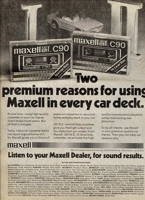 Maxell UD XL 1&2, Dame's