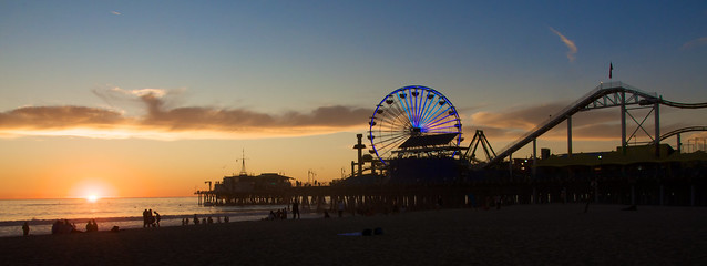 Santa Monica Pier, Sunset