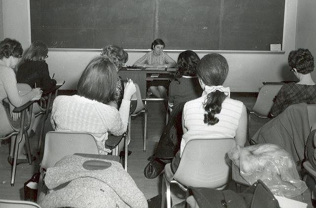 Alumnae 1960s (12) - Mrs. Mark Thomas teaching (1968)