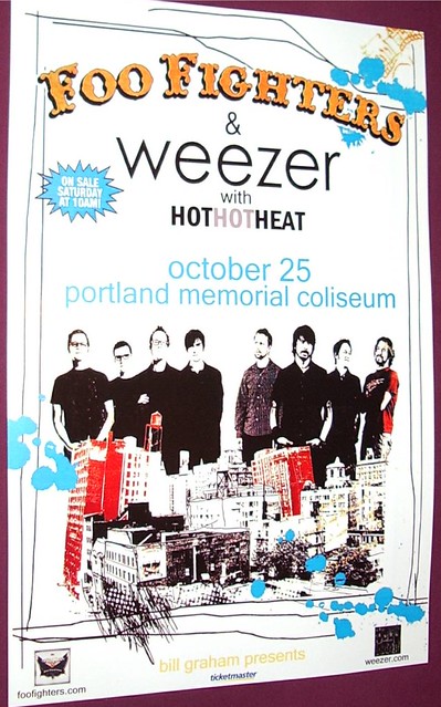 Foo Fighters and Weezer 2005 Tour Portland