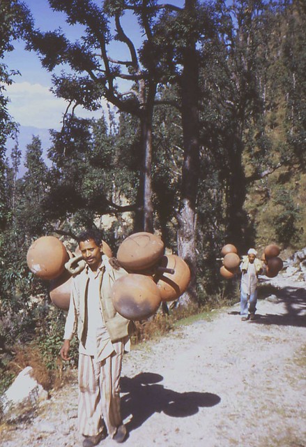 Pot Porters, Himachal Pradesh, India, 1971