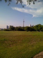 View of CN Tower from the Island