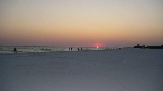 Crescent Beach At Sunset