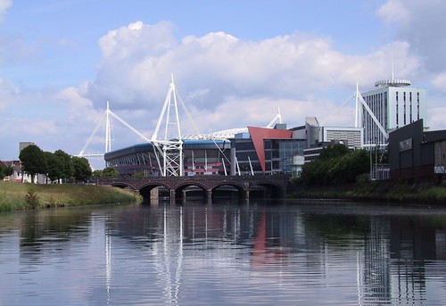 Cardiff from the Taff River