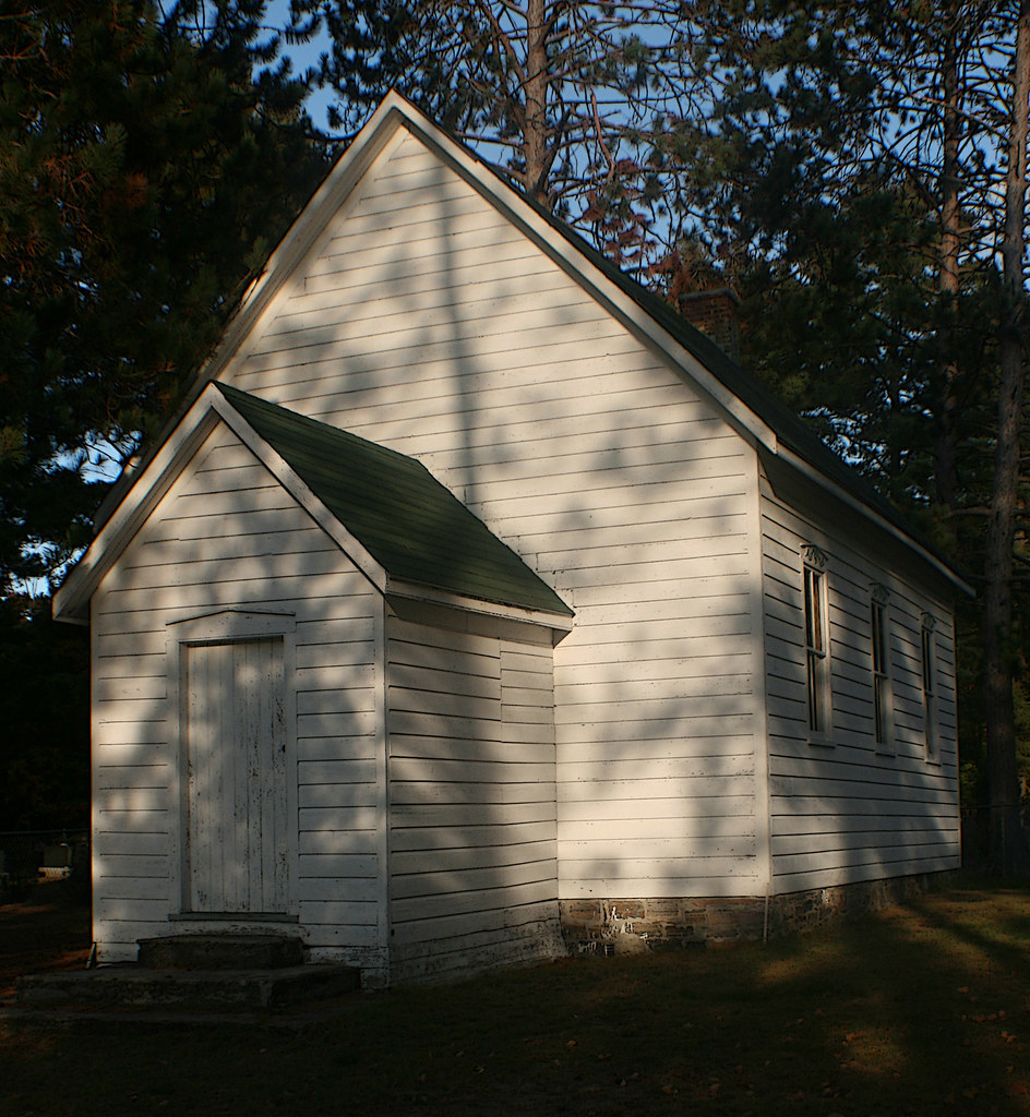 Early Evening at Twelve Mile Lake United Church and Cemetery / Haliburton County / Oct. 3-5, 2008