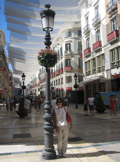 Malaga shopping area