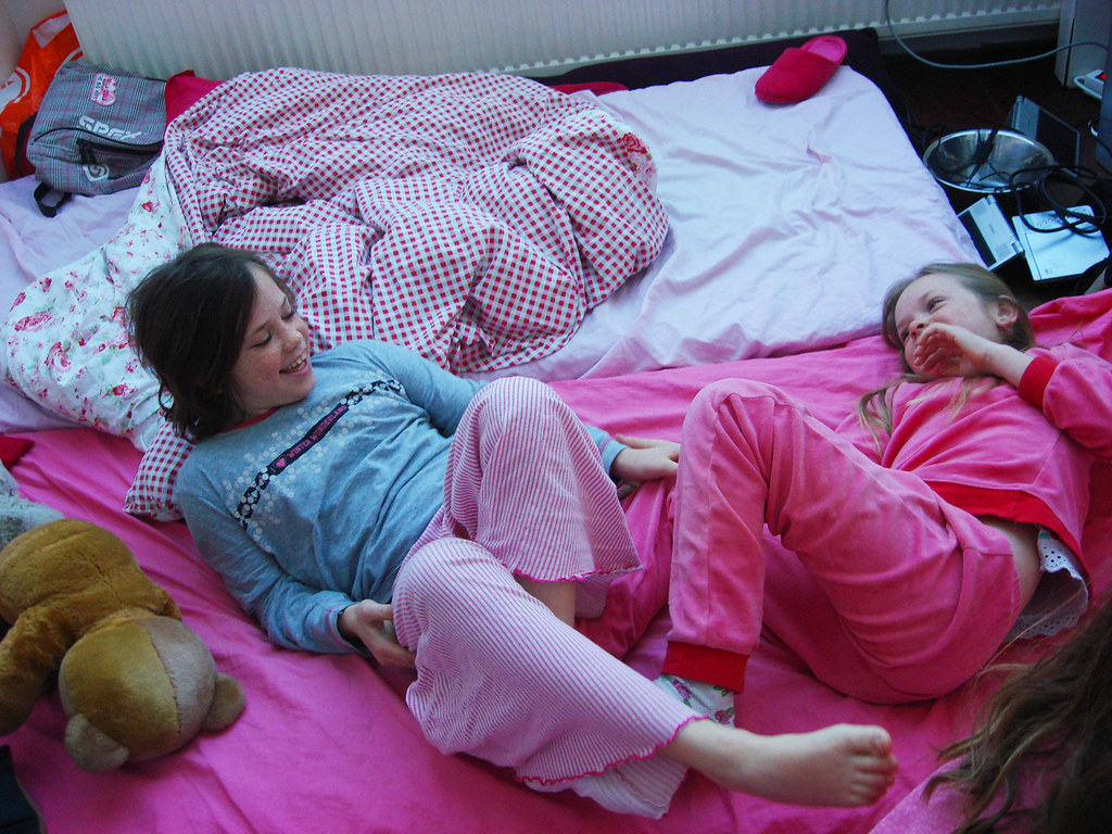 Livingroom sleepover morning