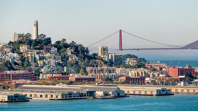 A View of San Francisco from the Bay Bridge