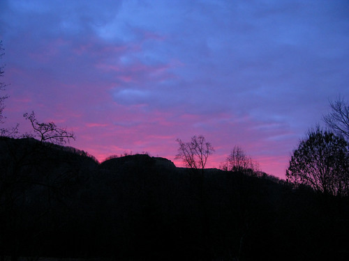 blue winter mountain sunrise dawn december redhill quarry centralvirginia canong9