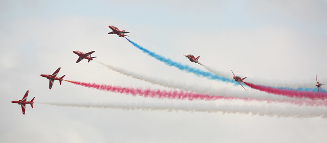 Red Arrows At Southend Air Show May 2011