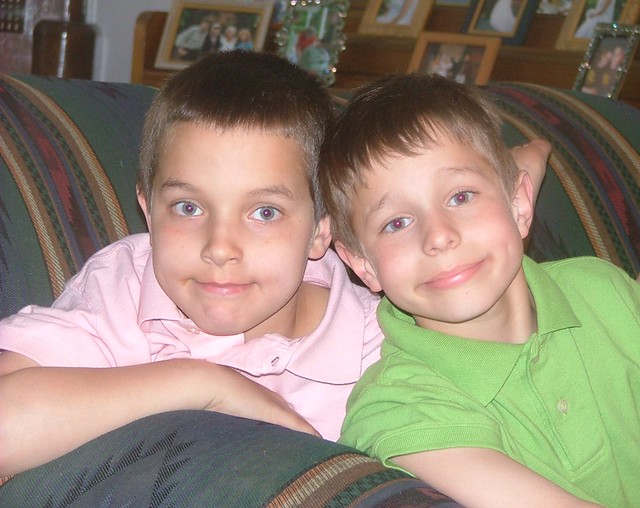 Easter 2008   Our Precious Grandson's ~ Kyle & Kaleb ~ Twins ~ age 8 yrs 11 mo.