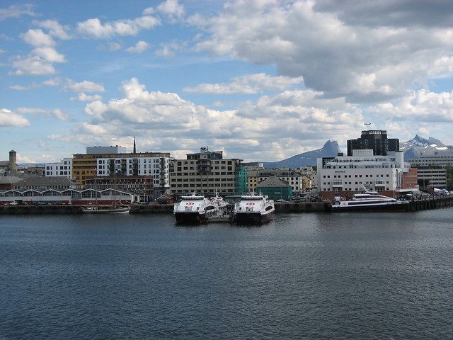 View from the ship 1 - Leaving Bodø