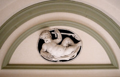 John the Baptist bas relief in The Mount gallery by David Dashiell.jpg