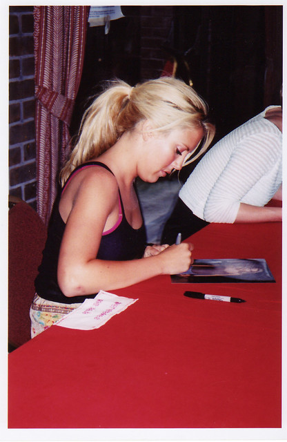 Mercedes McNab Buffy Angel at Shore Leave 2004 signing