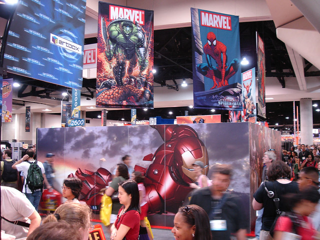 Marvel booth