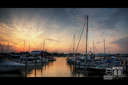 sunset sky water clouds boats dock annapolis f8 hdr eastport sigma1224 explored canoneos30d anawesomeshot