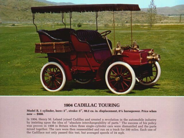 1904 Cadillac. Touring
