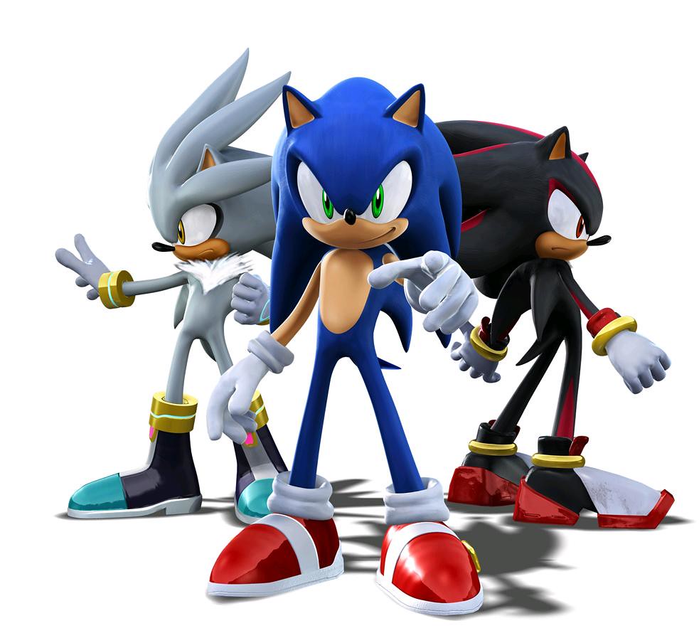 Sonic, Shadow & Silver the Hedeghogs, beckysonicfan