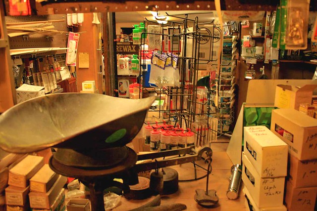 Bakers Hardware Store Scale -  Christopher D. LeClaire photo, 2008