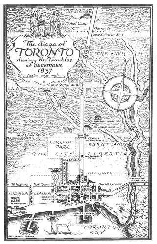 Siege of Toronto map, 1837 | by andreakw