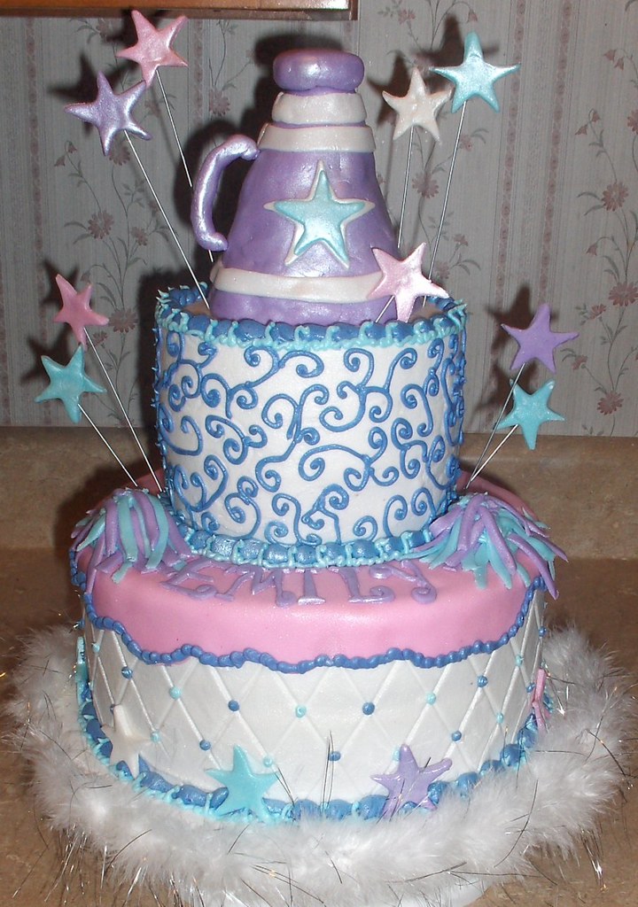 Megaphone Cake Cheer Cakes By Andrea Flickr