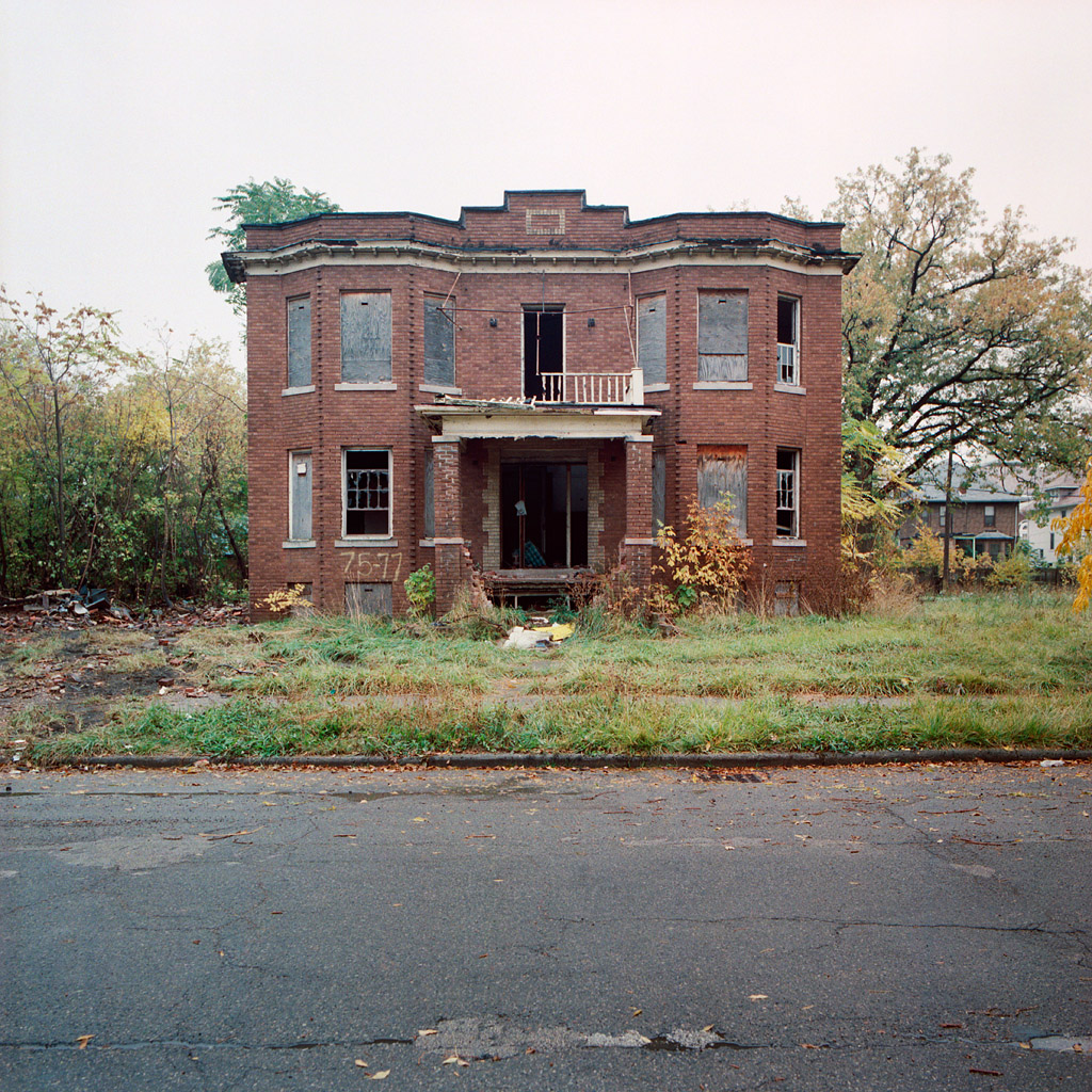 Abandoned house in Detroit, Michigan Part of a series of