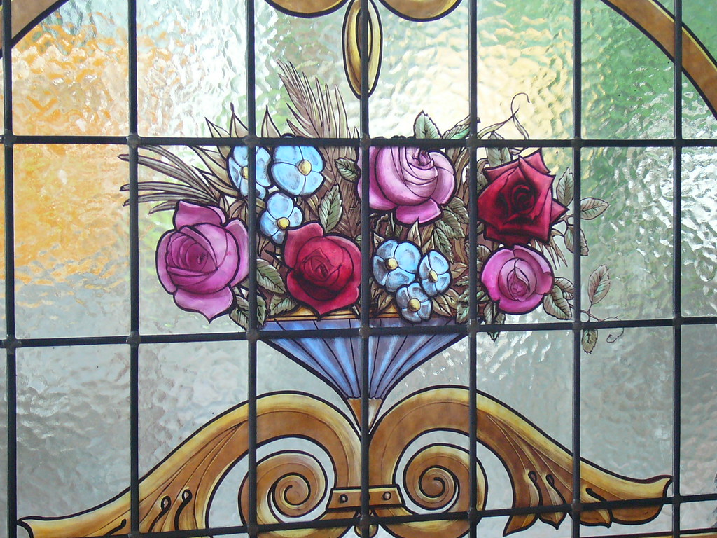 vitral flores | Este es el ultimo vitral de una serie que re… | Flickr