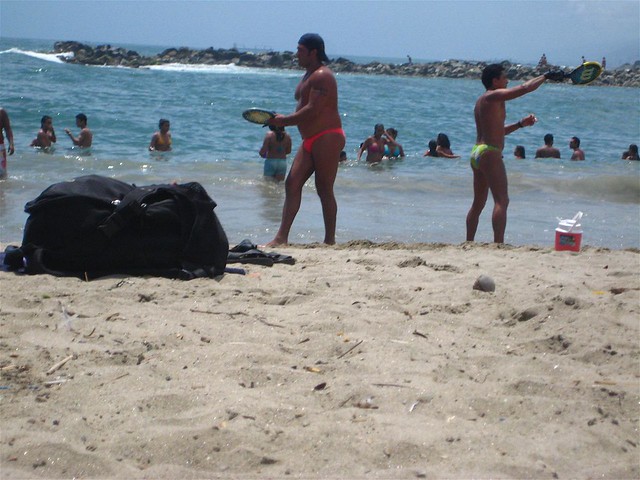 paddleball and thongs are very serious in venezuela