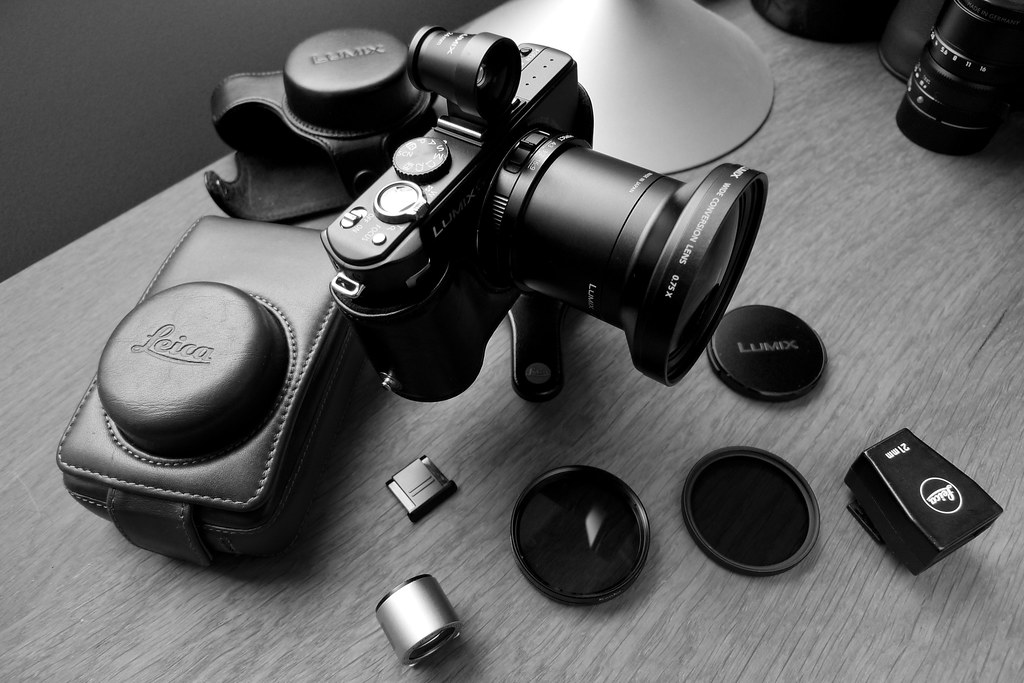 Lumix LX3 with accessories