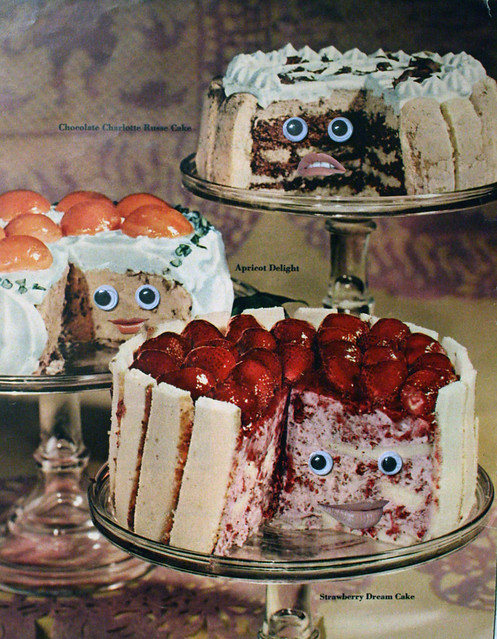 A scared cake