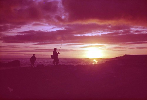 ireland sunset fishing spanishpoint