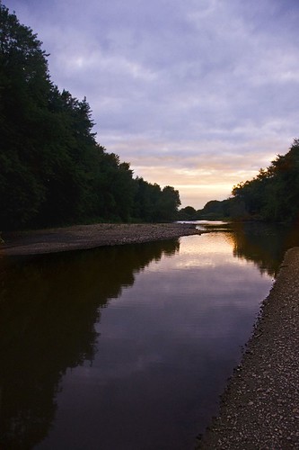 sunset water river illinois blogged mackinawriver notei blogged20080725 nottwit