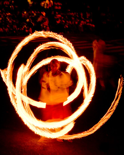 light motion colour night canon fire dance dancer torch srilanka perahera esala