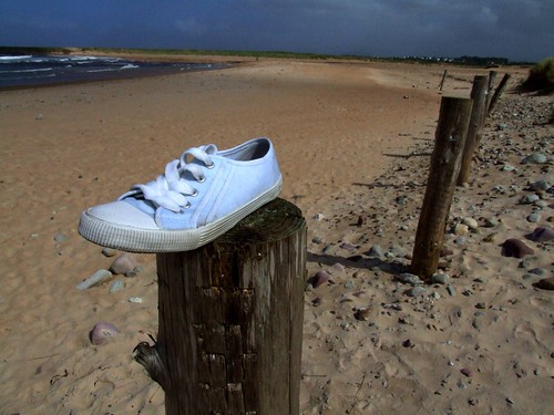 Lost training-shoe, Golden strand, Achill | Oceanraider........ On ...