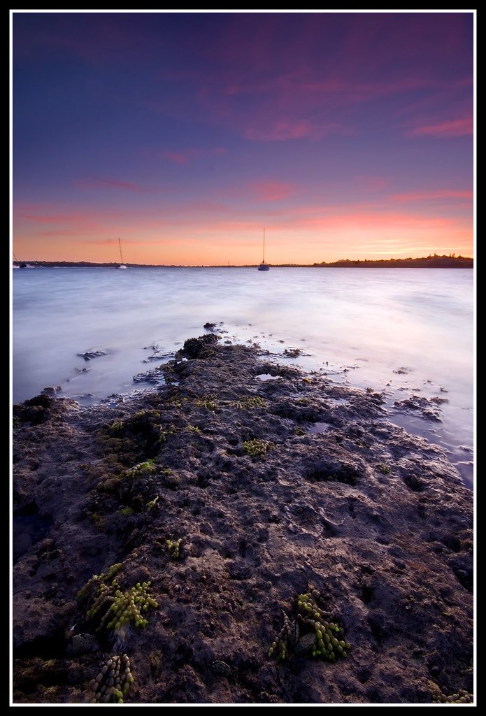 Bucklands Beach Sunset by Chris Gin