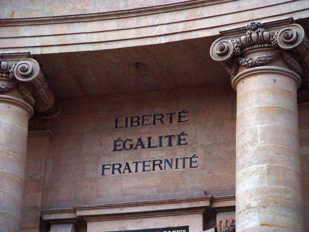 Liberte - Egalite - Fraternite" = Liberty, equality, frat… | Flickr