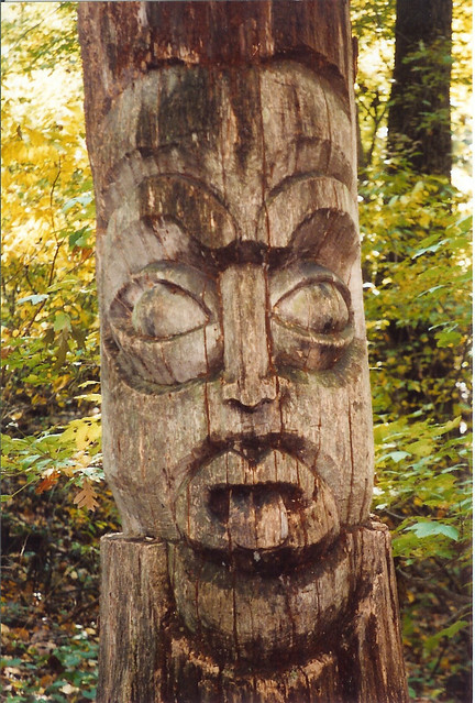 Totem at High Rock Park, Staten Island Greenbelt