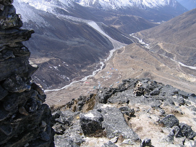 High above Dingboche Nepal