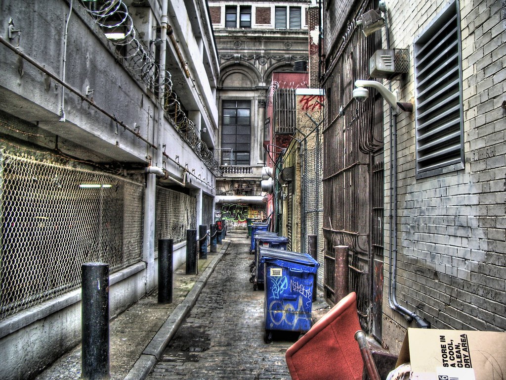 Philly Alley HDR by SortOfNatural