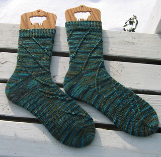 Swirl Socks | Pattern: Swirl Socks by Sulafaye. Yarn: Cherry… | Flickr