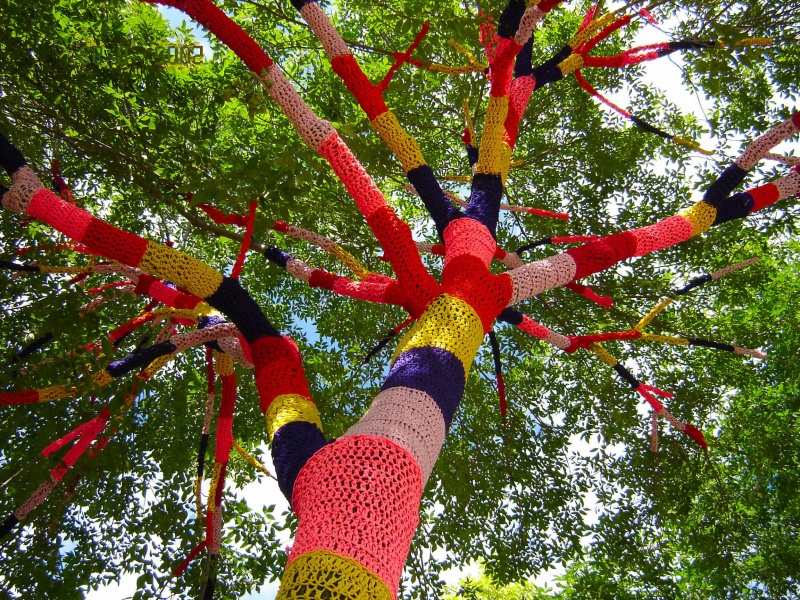 Knitted Tree, by Carol Hummel