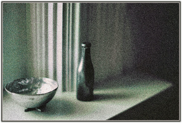 Salt shaker and bowl