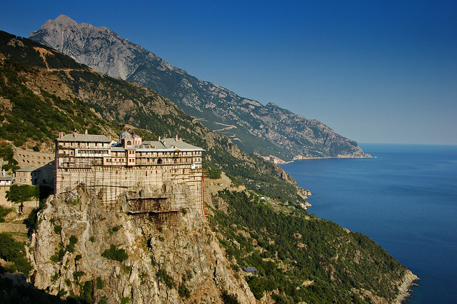 Mt Athos - Holy Monastery of Simonos Petra (Simonopetra)