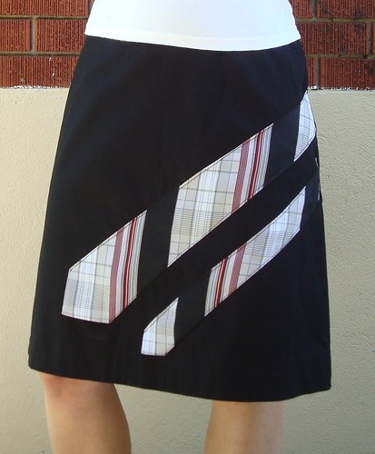 Skirt with vintage tie | tangente | Flickr