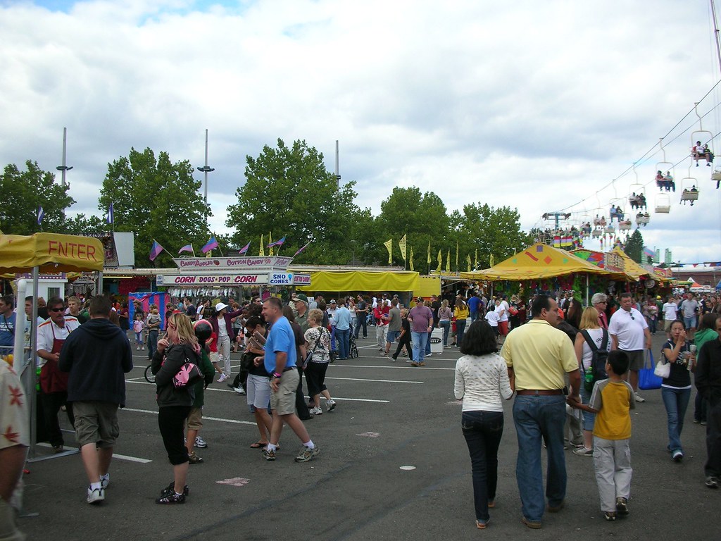 Carnival game stands