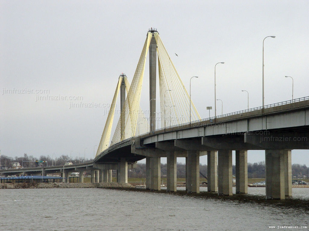 Highway 67 Bridge from West Alton, Missouri to Alton, Illinois