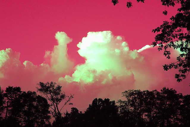 Evening Clouds -- Magenta